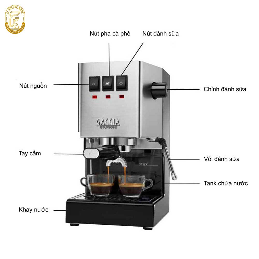 Máy Pha Cà Phê Gaggia Classic Evo May pha ca phe Gaggia Classic Pro 3
