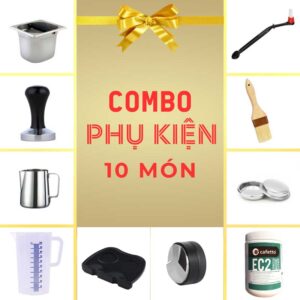 Combo Phụ Kiện Máy Pha 10 Món Cao Cấp